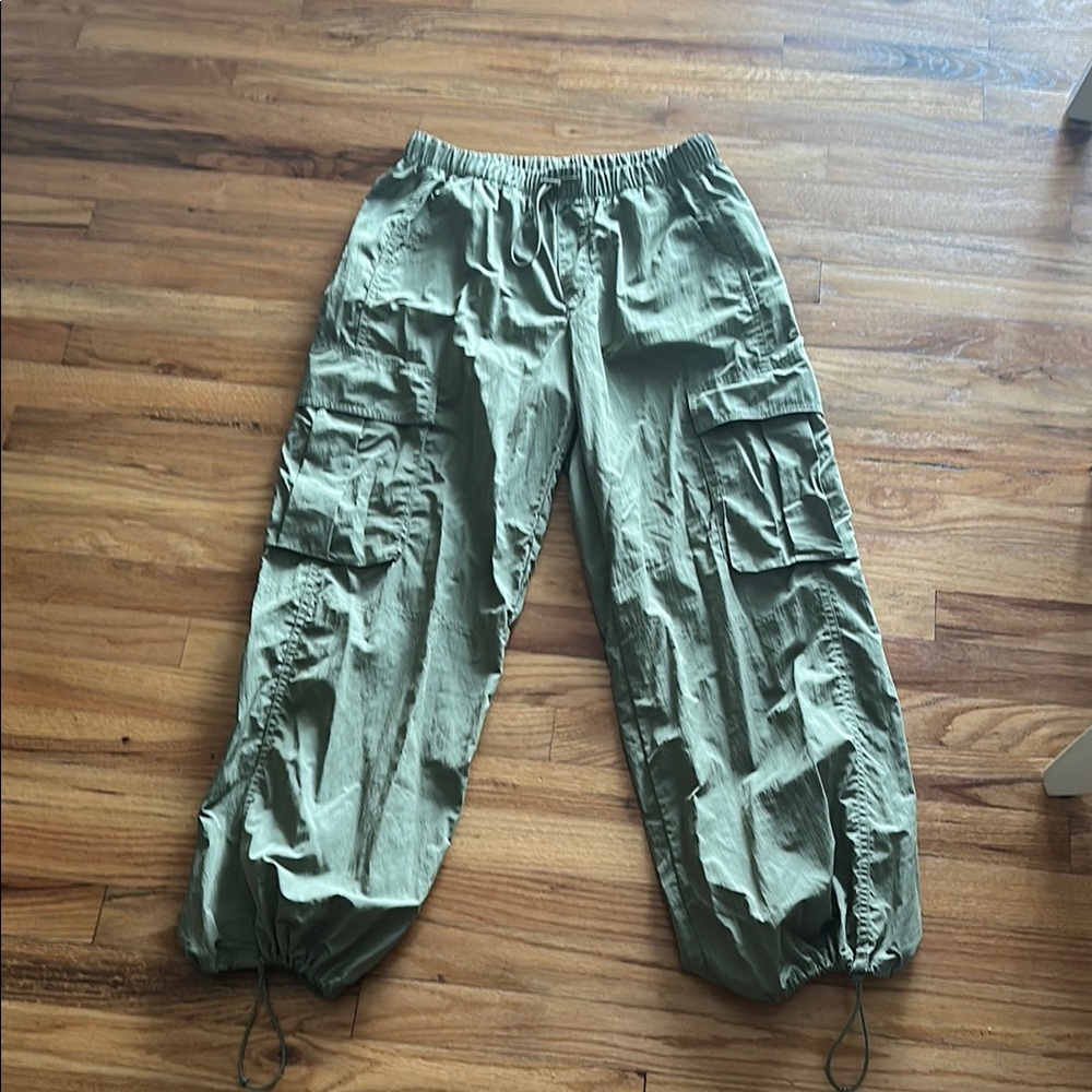 Womens Green Cargo Pants